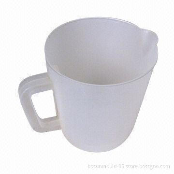 Plastic injection molding for cups, customized logos and designs are accepted